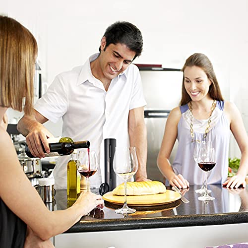 IraXpro Electric Wine Opener,Automatic Wine Bottle Opener,Electric Wine Opener Cordless,Battery Operated Wine Opener with Foil Cutter,One-Click B