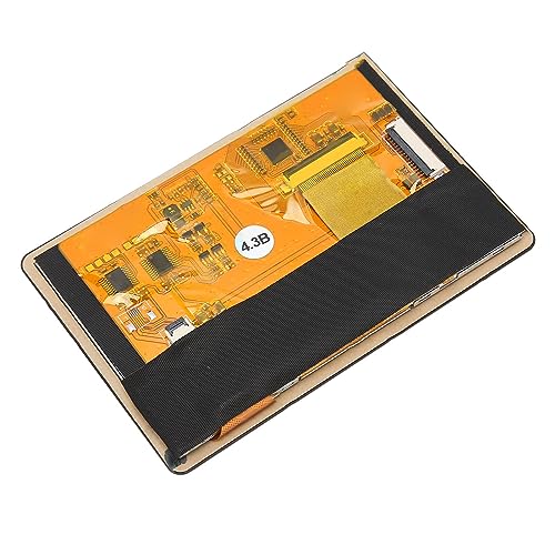 Airshi DSI QLED Display, 4.3 Inch 160 Degree IPS QLED Visual Backlit Dimmable Touch Screen for Motherboard
