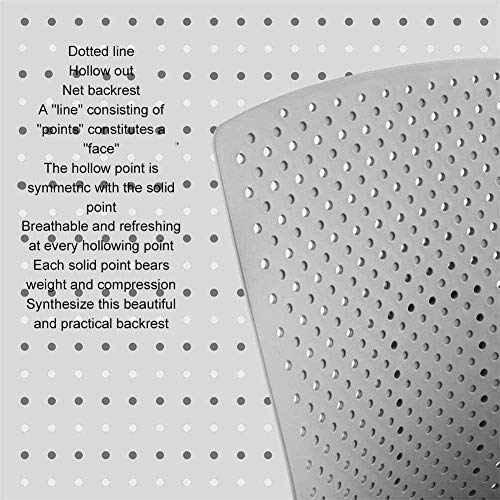 LUKEO Office Computer Desk Chairs for Home, Ergonomic Mid Back Fabric Mesh Swivel Office Chair with Lumbar Support (Color : Grey)