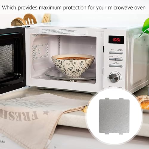 6PCS Microwave Waveguide Cover,Heat-Resistant Insulating Repairing Accessory Microwave Oven Parts,Universal Mica Sheet Waveguide Covers,Repairing