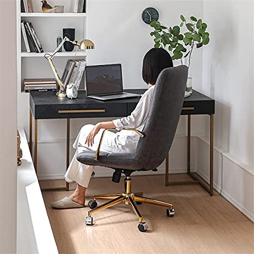 YT.JYUERI Relax Comfortably Safe Office Chair, Leather Desk Chair, Mid Back Computer Chairs Ergonomic Swivel Rolling Chair, Home Office Task Chai