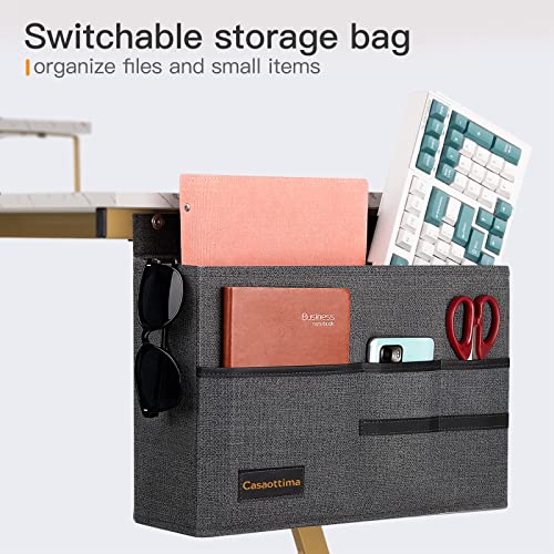 L Shaped Desk Gaming Desk Computer Desk with Round Corner, Monitor Stand for Home Office