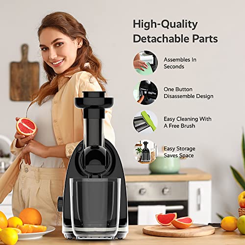 Jocuu Juicer Accessory no. 5, Juicing Body Replacement Part for Slow Masticating Juicer ZM1503, Feeding Chute, Easy to Assemble, Disassemble & Cl