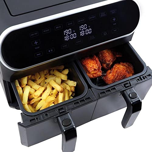 Statesman SKAF08017BK Digital Dual Zone Air Fryer Black