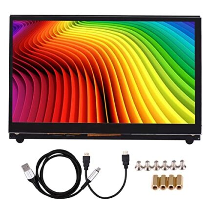 XiaoXIN 7 Inch HD IPS Capacitive Touchscreen Display 1024 * 600 Resolution Small Portable Monitor with USB HD Interface Compatible with Raspberry
