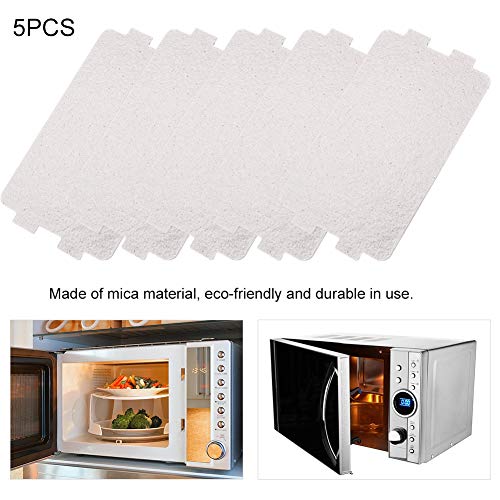 FTVOGUE 5PCS Microwave Oven Mica Plate Mica Slice Waveguide Cover 4.6 x 2.5 inch