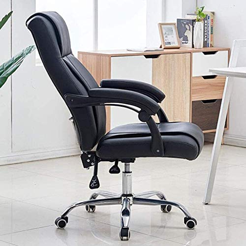 n/a Office Chair Swivel Ergonomic High-back Executive Desk Chair Adjustable Height, Black