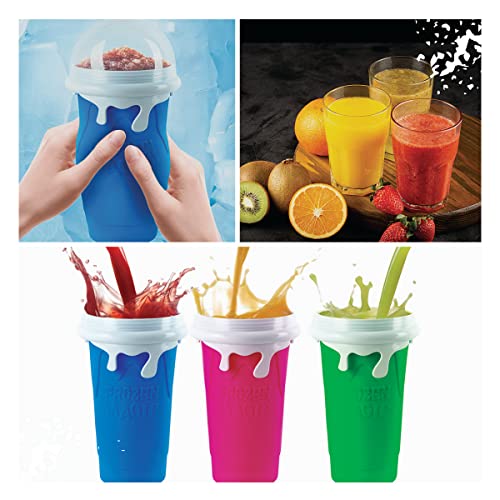 Slush Cup Magic Quick Frozen Slush Machine 500 ml, Slush Ice Cream Cup, Slushie Maker, Slushie Maker, Smoothie Cup, Frozen Slushy Cup, Slushy Cup
