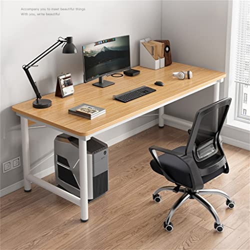 LEIGE Computer Desk Desktop Home Bedroom Workbench Rental House Desk Student Desk Without Chair (Color : D, Size : 80cm)