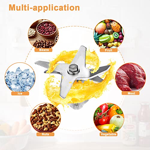 Hicello Heavy Duty Six Blades Blender Blade,Fit Vitamix Blender,Wet/Dry/Ice,1151,1152