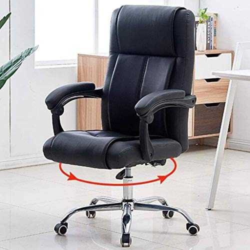 n/a Office Chair Swivel Ergonomic High-back Executive Desk Chair Adjustable Height, Black
