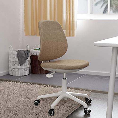 n/a Chair,Low Back Task Chair - Mesh Computer Chair for Office Desk(Color : Brown, Size : 85 * 59cm)