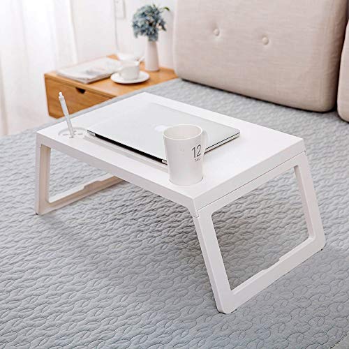 JJDNZ Foldable Portable Laptop Bed Table Stand Rack Computer Reading Kids Study Table Small Table Anti-Skid Table Home Furniture