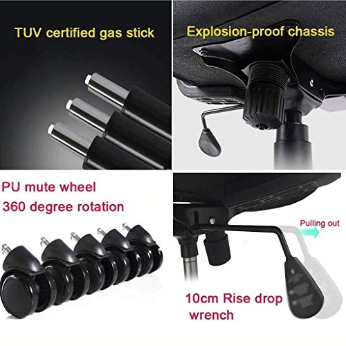 n/a Study/Office Chair Gaming Seat Pc Gamer Chair Rotating Office Furniture with Handrails Mesh Chair