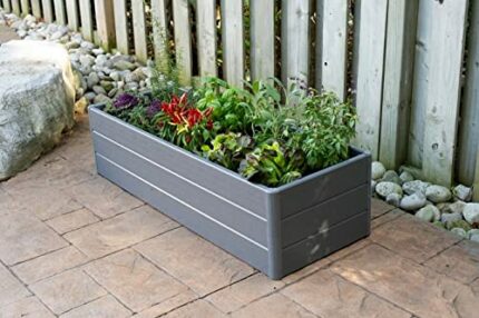 Nuvue Terrace Garden Box, Gray