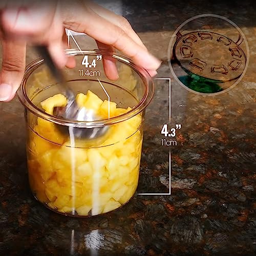 HELAJOY 4 Pack Ice Cream Pints Cups, 16oz, Compatible with Ninja Creami Ice Cream Maker NC299AMZ & NC300 Series, BPA-Free & Dishwasher Safe, with