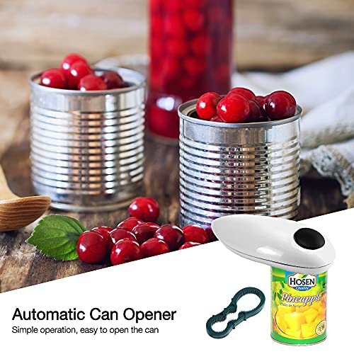 Swetup Electric Can Opener, Tin Opener for Arthritis Hands, Automatic Electric Tin Opener, Hand Free Can Openers, Can Opener Electric with One To