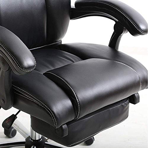 MU Home High Back Executive Office Chair Leather Ergonomic Office Computer Chair Reclining Desk Chair 360° Swivel Chair Office Chair