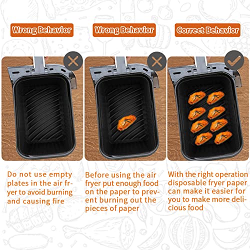 Silicone Liners for Ninjas Dual Air Fryer,2pcs Air Fryer Accessories, Reusable Dual Air Fryer Basket, Air Fryer Silicone Pot, air Fryer Liners Si