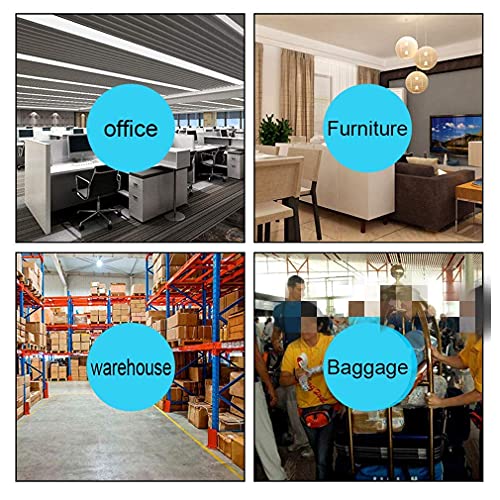 SKOAJAS Plate Casters 4 Nylon Furniture Wheels Office Chair Caster,Swivel Double Wheel,Load 50kg,Replacement for Cots,Computer Desks,Sofa,Top Pla