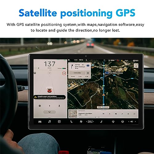 Airshi HD Tablet, Dual SIM Card 100-240V UK Plug 8 24MP Dual Camera 128GB ROM Glonass 5G Tablet for Work (Silver Grey)