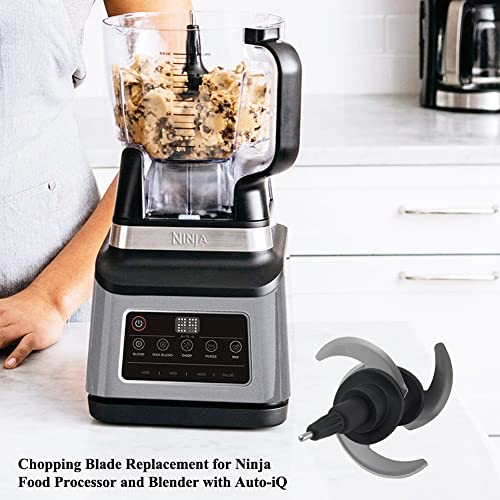 Chopping Blade Compatible with Ninja Food Processor and Blender with Auto-iQ BN800UK BN650UK, Nutri Ninja Extractor Blade Replacement Part for 1.