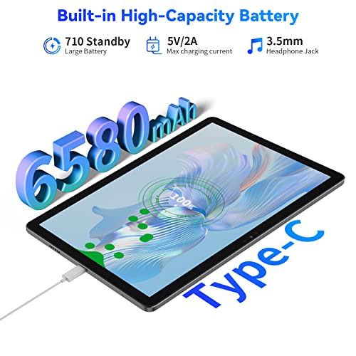 Tablet 10 Inch Blackview Tab12Pro 14+128GB/1TB, Android 12 Tablet GMS, FHD+IPS Incell Screen, 4G Tablet with Sim Card Slot, 5G WIFI, 13MP Camera,