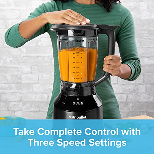 Nutribullet Smart Touch Hot and Cold Food & Smoothie Blender Mixer With 3 Speed Settings – Perfect For Soups, Smoothies, Purees & Grinding Nuts –