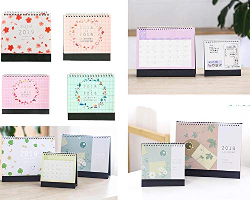 Lovely Fruit Pattern 2019 Office/Home Desk Standing Calendar-Orange
