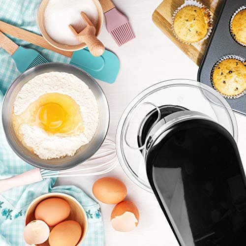 Duronic Electric Stand Mixer SM104, Kitchen Mixers, 6 Speed + Pulse Function, 1000W, 4 Litre Mixing Bowl with Splash Guard, Includes Beater, Whis