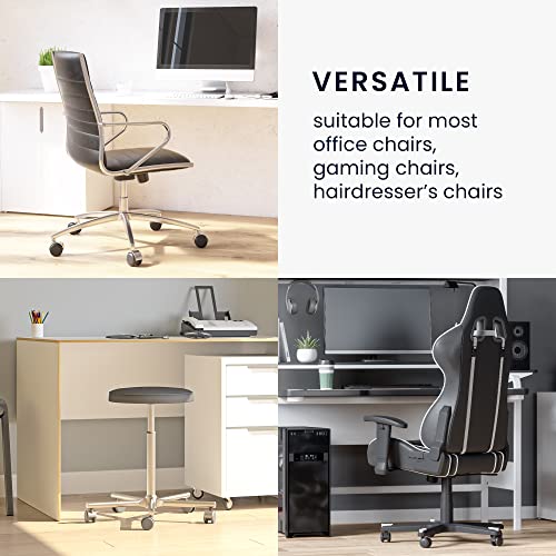 kwmobile Office Chair Gas Lift - 225-310mm Length - 200KG Limit - Replacement Gas Cylinder for Office Swivel Gaming Chairs - 85mm Stroke - Black