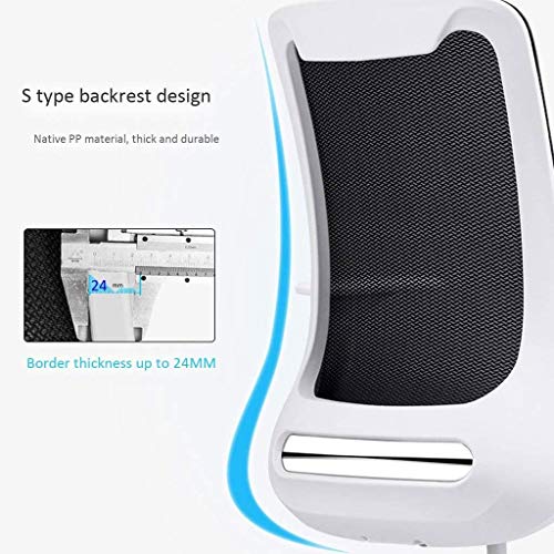 n/a Mid Back Black Mesh Swivel Ergonomic Task Office Chair with Adjustable Lumbar Support and Armrest