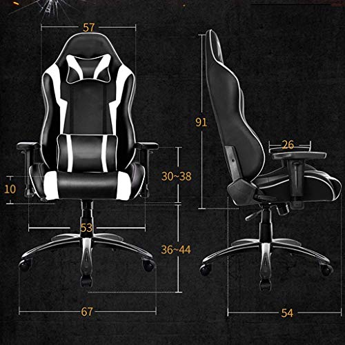 LZQDM Office chair -Ergonomics sports Chair Comfortable Sedentary Reclining Home College Chairs Dormitory Computer Chair