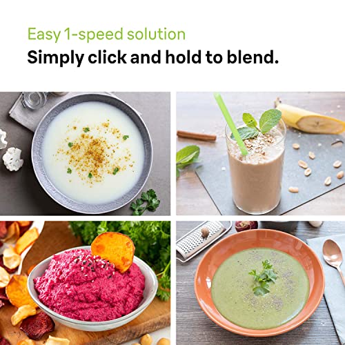 Braun MultiQuick 1 Hand Mixer MQ10.001P, Lightweight Mixer with EasyTwist Technology, One Speed, 450W, White