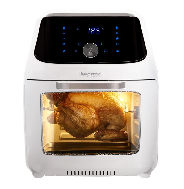 Innoteck Kitchen Pro 16L Digital Air Fryer Oven - With Rotisserie - Multi-Functions Smart Cooker - For Air Frying, Roast, Dehydrate, Bake, Reheat