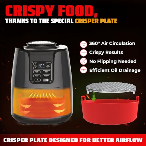 DoubleUCooking-Air Fryer Liner- Air Fryer Silicone Liners- reusable silicone air fryer liners- Airfryer Liners- Silicone Air Fryer Liners- Silico
