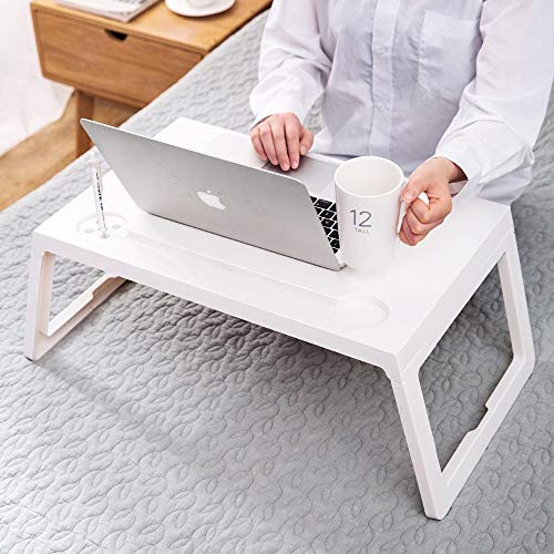 JJDNZ Foldable Portable Laptop Bed Table Stand Rack Computer Reading Kids Study Table Small Table Anti-Skid Table Home Furniture