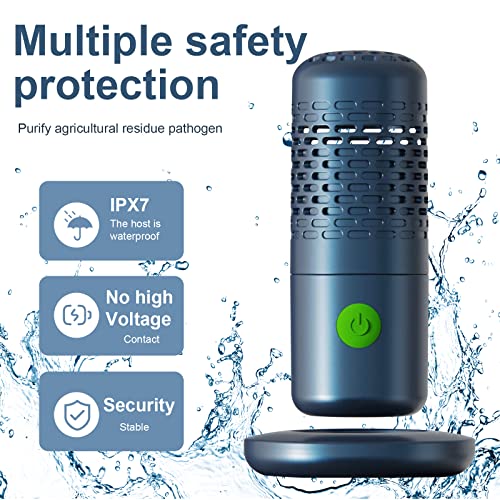 Fabenix Fruit and Vegetable Washing Machine,Fruit Vegetable Purifier Fruit and Vegetable Cleaner, Capsule Shape Fruit & Vegetable Cleaner Machine