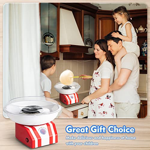 Adhafera Candy Floss Machine for Kids, Cotton Candy Machine Maker 450W, Home-Use, DIY, Party, Gift, Birthday