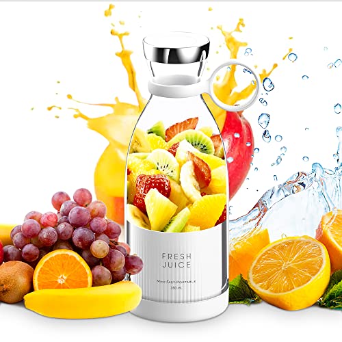 Blender Smoothie Makers, Portable Blender Mini Jug Blenders, Multifunctional Personal Blender with USB Rechargeable, for Baby Food, Travel, Offic