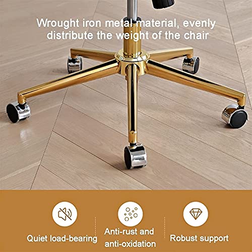 YT.JYUERI Relax Comfortably Safe Office Chair, Leather Desk Chair, Mid Back Computer Chairs Ergonomic Swivel Rolling Chair, Home Office Task Chai