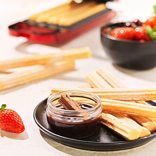American Originals EK4502AOAR Churro Maker - Non-Stick Easy Clean Dessert Snack Machine, Make 4 Churros in Approx 10 Minutes, Fresh Healthy Spani