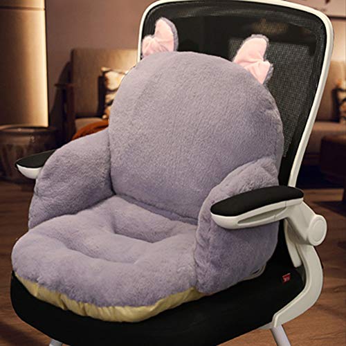 TJLSS Cute Fluffy Seat Chair Cushion Home Office Chair Backrest Lumbar Pillow Tatami Floor Cushion Puff Children's Sofa Cushion Stool (Color : bl