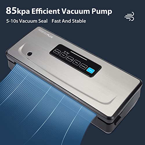 INKBIRD Vacuum Sealer Machine with Seal Bags and Starter Kit,Automatic Food Sealer Machine for Food Preservation,Dry/Moist/Pulse/Canister Mode Va