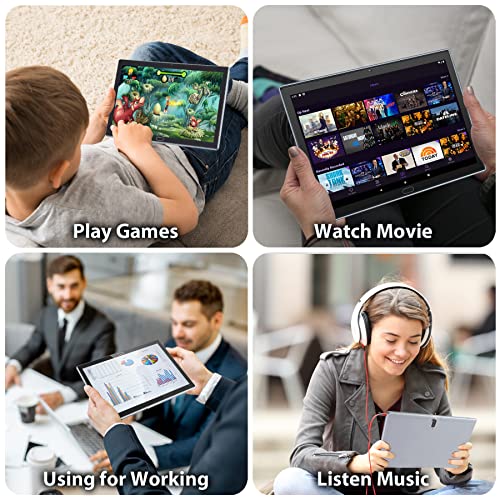 TPSPAD Tablet 10 Inch Android, Tablets HD Display with 2GB RAM 32GB ROM, 2MP+5MP Dual Camera, Quad Core Processor,WiFi, Bluetooth, 5000mAh Batter