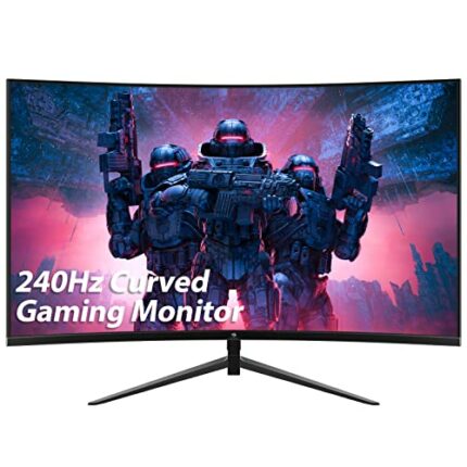 Z-Edge 27 Inch Curved Gaming Monitor 240Hz 1ms MPRT Full HD 16:9 Curved Screen 350cd/m² Brightness, Ultra-Thin Bezel, FreeSync, HDMI 2.0 & Displa