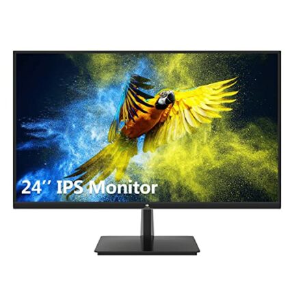 Z-Edge 24 Inch IPS Monitor Full HD 1920x1080 75Hz LED Monitor 178° Wide Viewing Angle HDMI VGA with Eye Care Technology