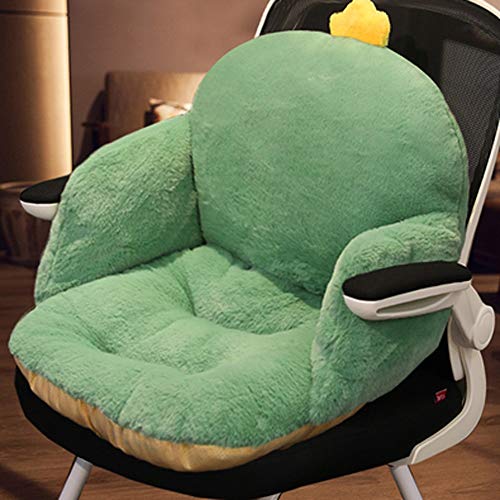 LUKEO Cute Fluffy Seat Chair Cushion Home Office Chair Backrest Lumbar Pillow Tatami Floor Cushion Puff Children's Sofa Cushion Stool (Color : bl