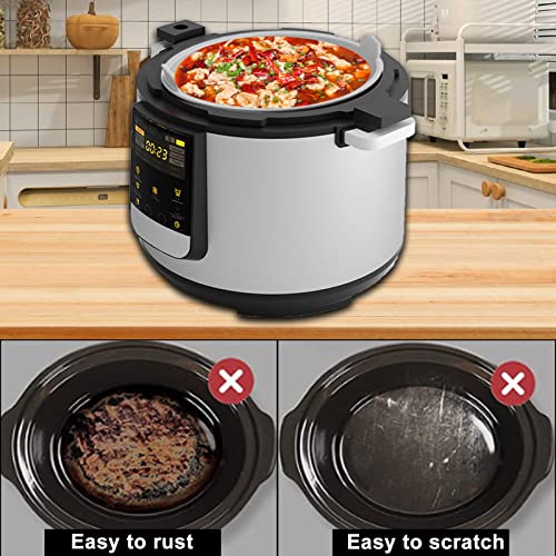 OLIYA Silicone Slow Cooker Liner can be Reused in Slow Cooker 6QT Elliptical Slow Cooker, Which is Leak-Proof and can be Cleaned by Dishwasher. (