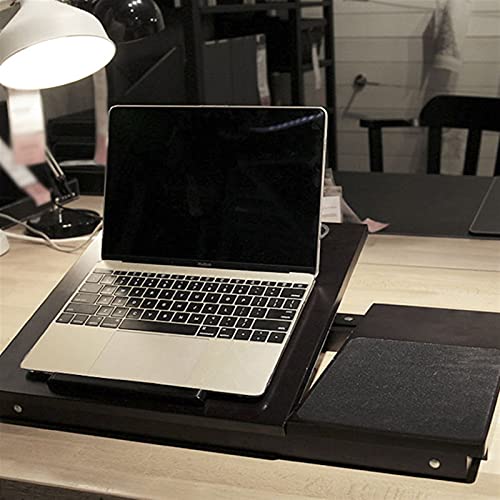 LZQDM Wooden Laptop Table Home Computer Desk Students Dormitory Beds Folding Laptop Tables Computer Table Office Desk